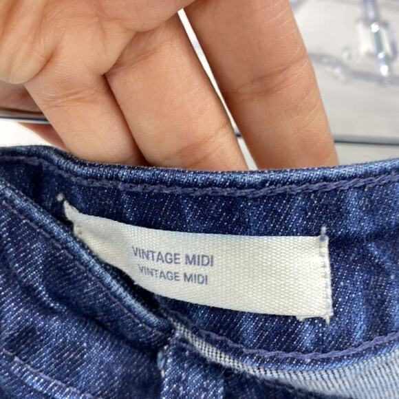 Universal Threads vintage midi short shorts dark Wash 90s vibe Beach summer - Picture 3 of 4